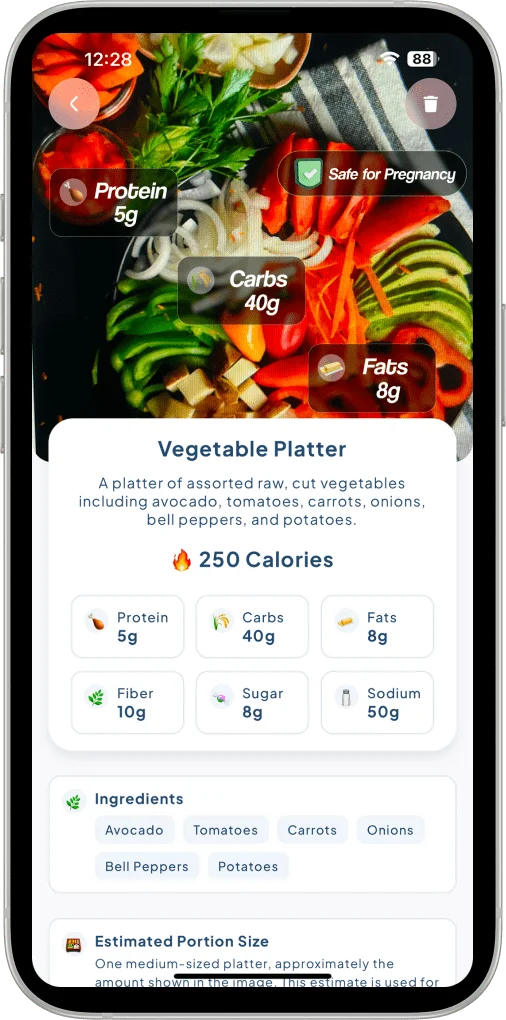 Pregnancy Buddy App Screen 1